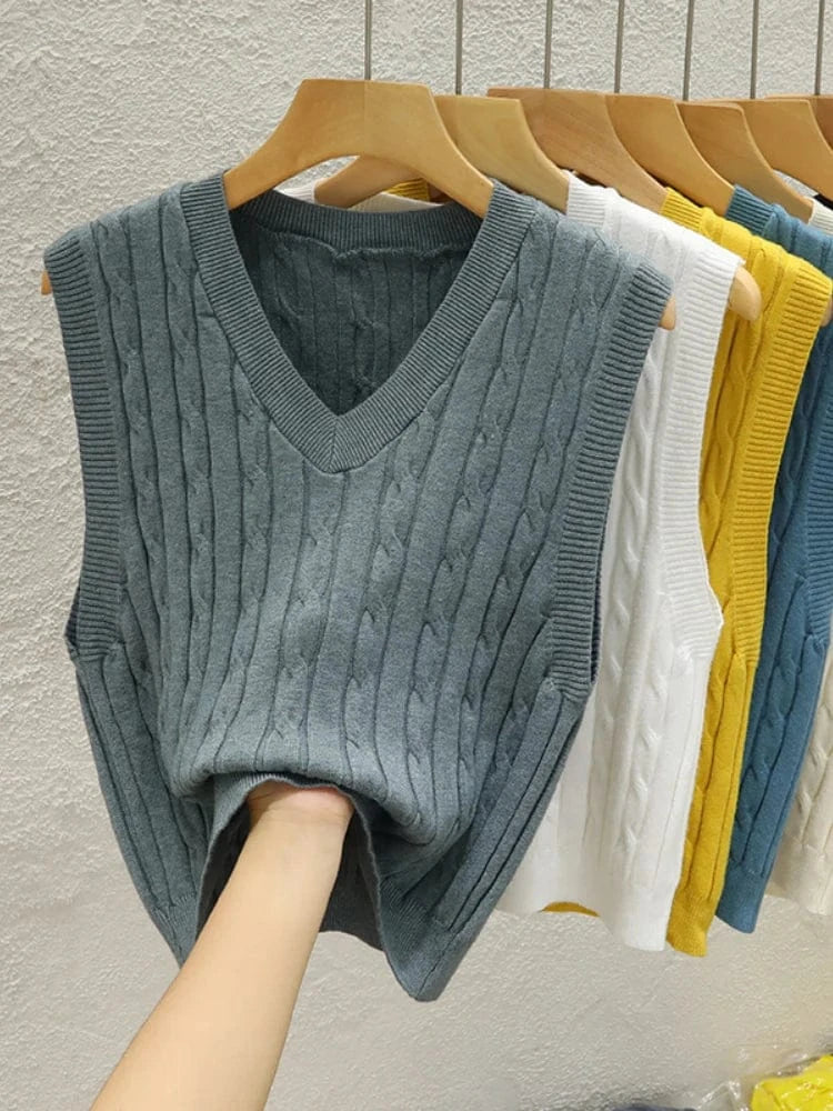T-line Gray / One Size Basic Striped Chain Elasticity Vests Women, Autumn Winter Wild Crop Short Tops(2 weeks delivery)