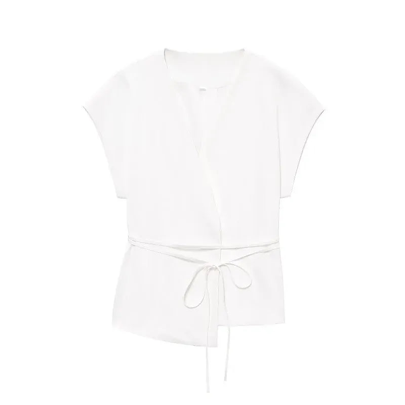 T-line vest 2 / XS MUJER 2025 Wide Leg Pants Sets for Women 2 Pieces Sleeveless Vest Top Woman Pleated Casual Trousers Sets Two Piece Outfits Woman