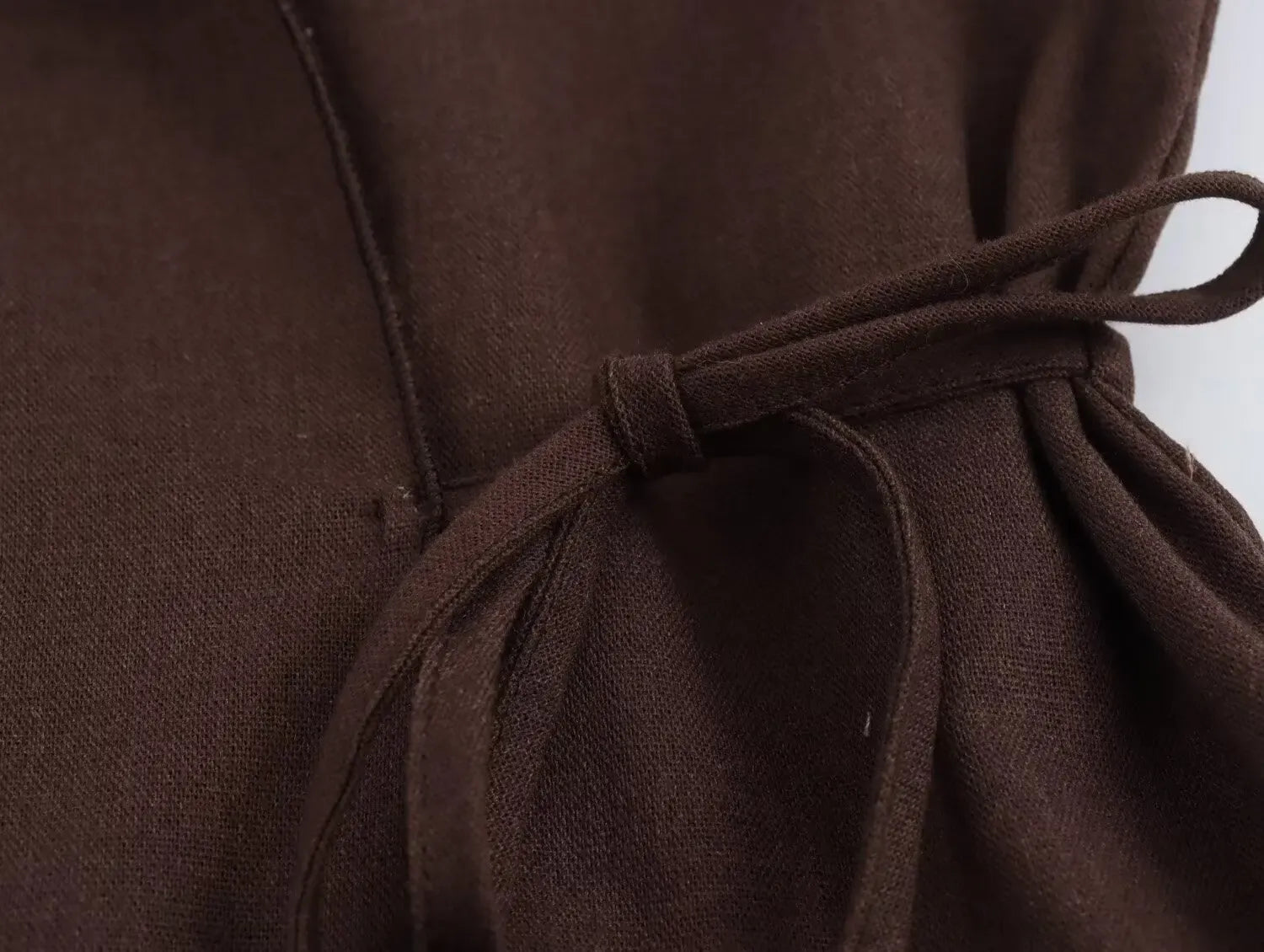 T-line 2 Pieces Sets,  Women Kimono Style suit,  Loose Lace Up Shirts Tops Women's Wide Leg Pants Sets (2 weeks delivery)