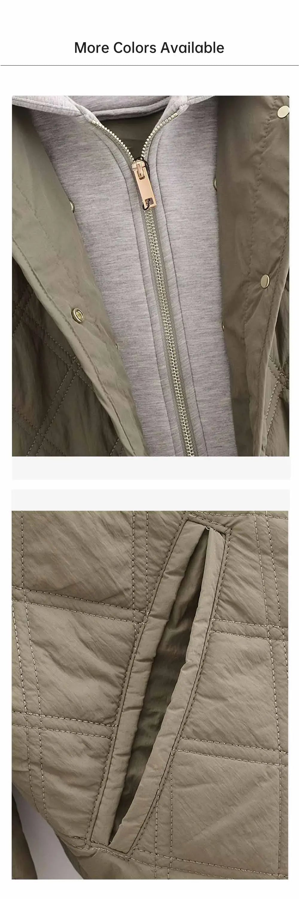 T-line Autumn/Winter New Product Fashion Casual Women's Round Neck Loose Long Sleeve Hooded Jacket Top(2 weeks delivery)