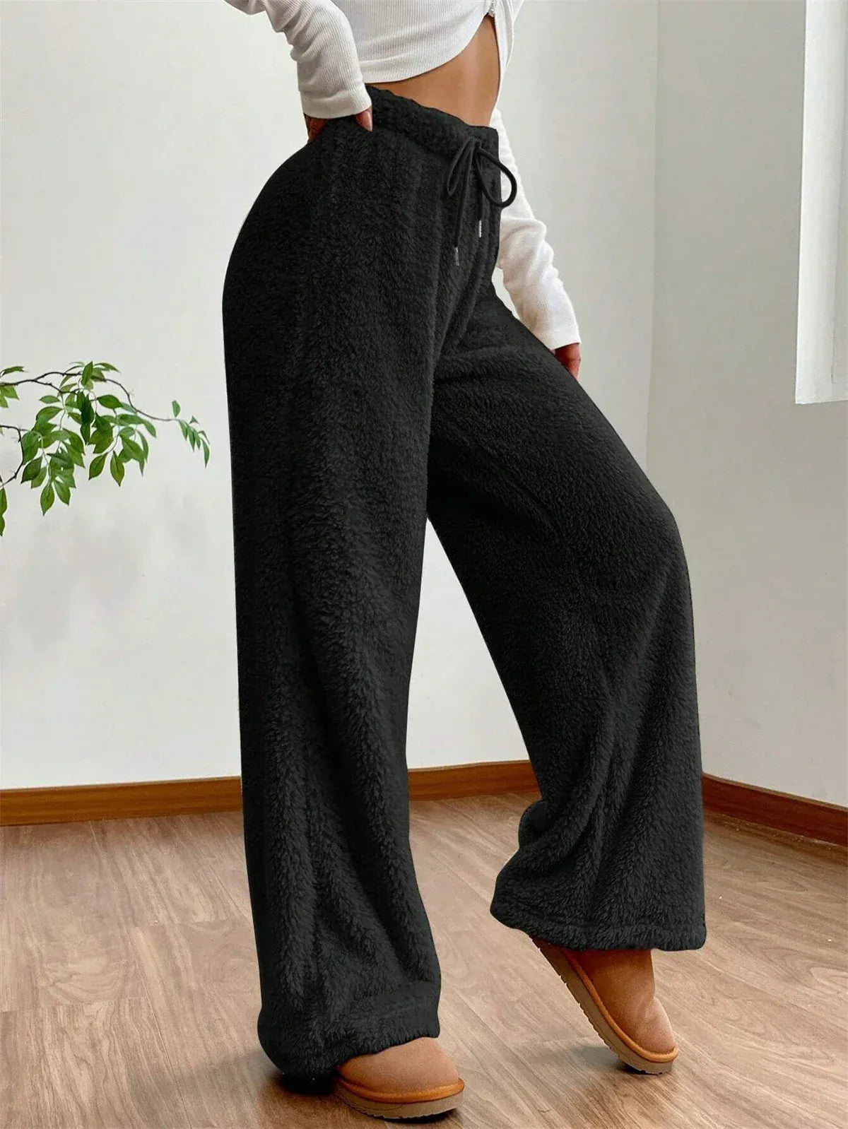 T-line Autumn / Winter Pant, High Wasit,  Warm Pants, Straight Trousers,  (2 weeks delivery)