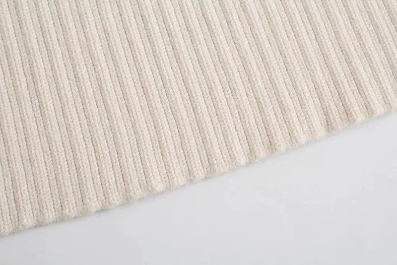 T-line Autumn / Winter Striped Knitted Loose Sweater Women Pullover Tops Long Sleeve O Neck Casual Streetwear  Sweater Female Clothing (2 weeks delivery)