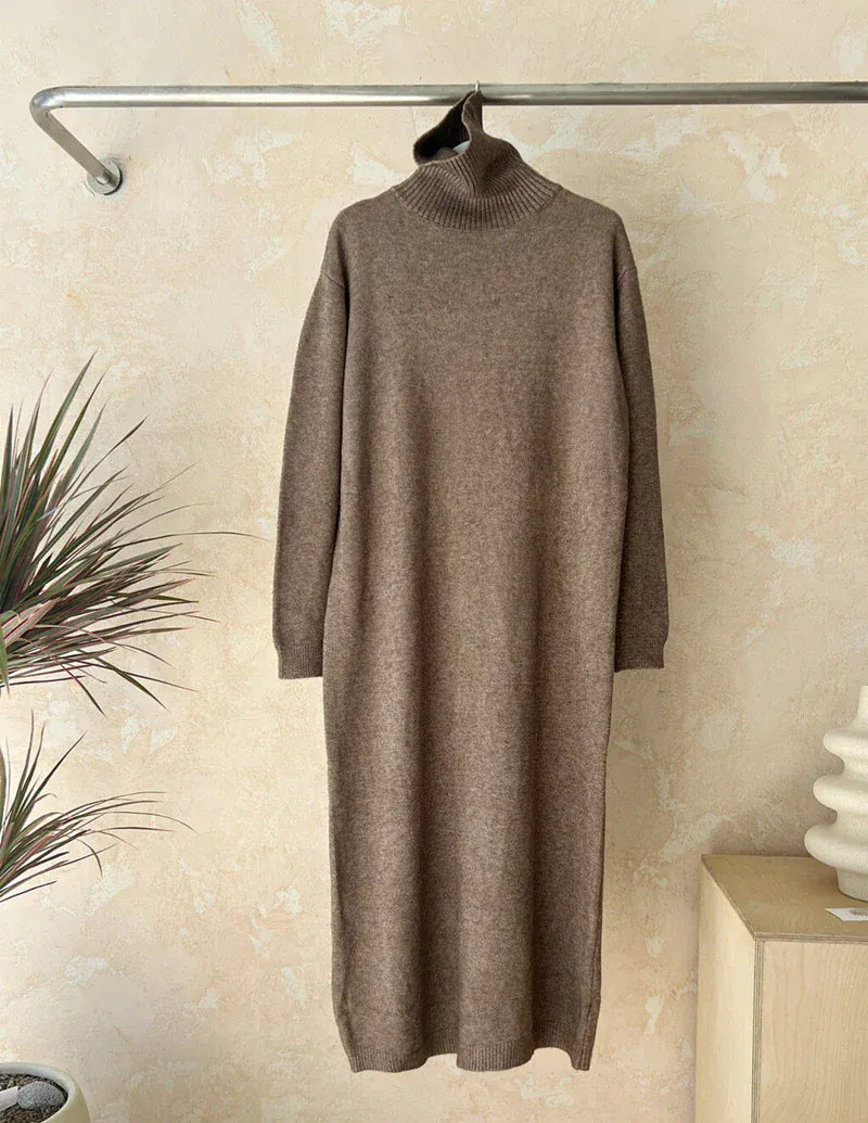 T-line Autumn / Winter Sweater, Dress, Women  Long Sleeve, Thicken Loose Knitted, Long Dresses (2 weeks delivery)