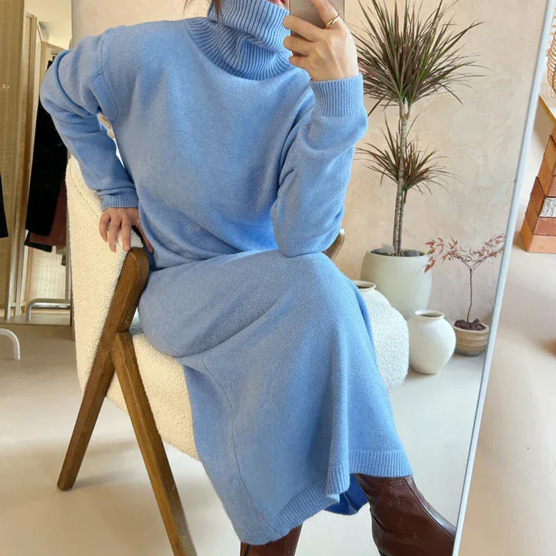 T-line Autumn / Winter Sweater, Dress, Women  Long Sleeve, Thicken Loose Knitted, Long Dresses (2 weeks delivery)