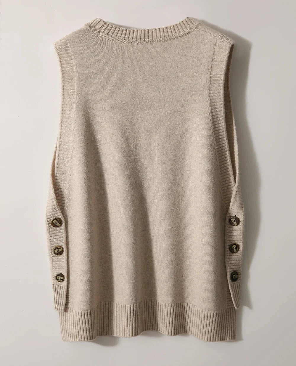 T-line Autumn Winter Women Vest, Knitted, Sweater Sleeveless, Jumper Loose ,O-Neck (2 weeks delivery)
