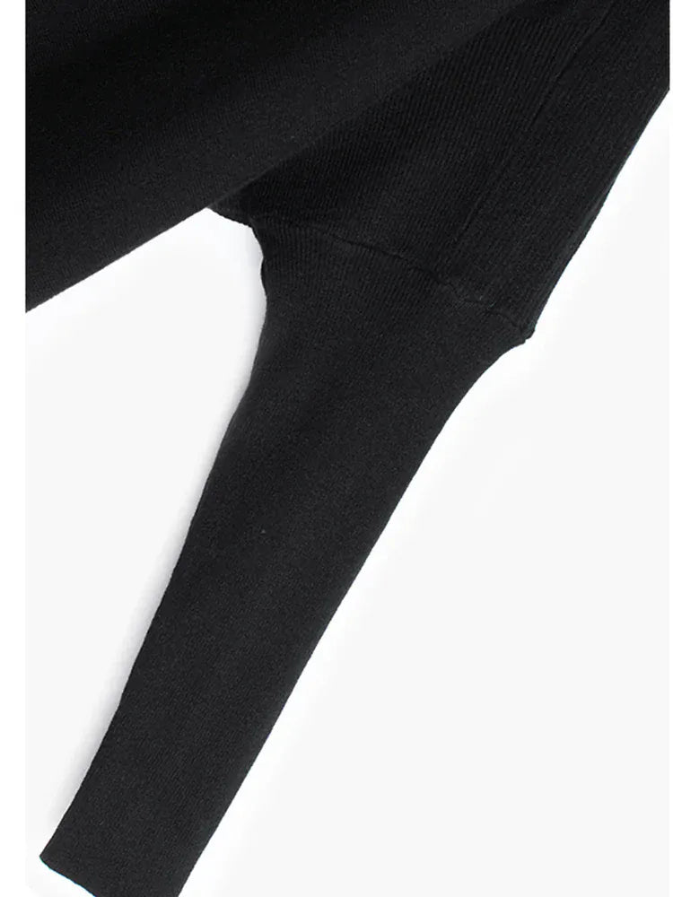 T-line Big Size Knitting Sweater, Loose Fit, Long Sleeve, Women Pullovers, Spring / Autumn  (2 weeks delivery)