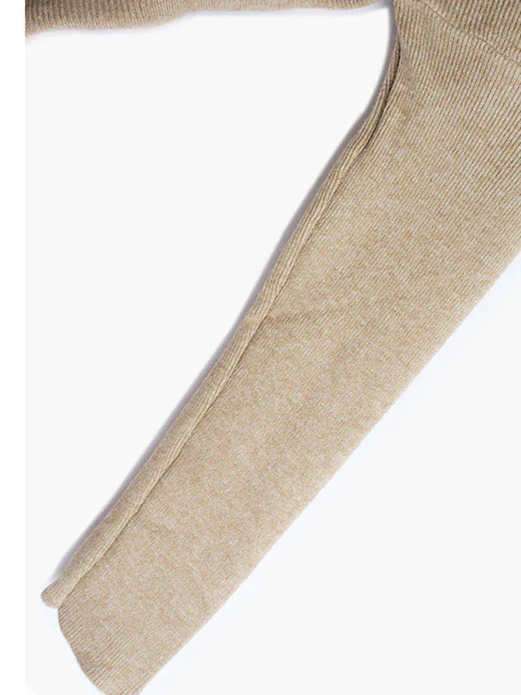 T-line Big Size Knitting Sweater, Loose Fit, Long Sleeve, Women Pullovers, Spring / Autumn  (2 weeks delivery)