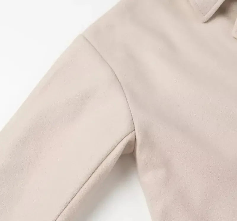 T-line Casual Plus Size, Double Row Button, Woolen Jacket , coat, Autumn/Winter (2 weeks delivery)