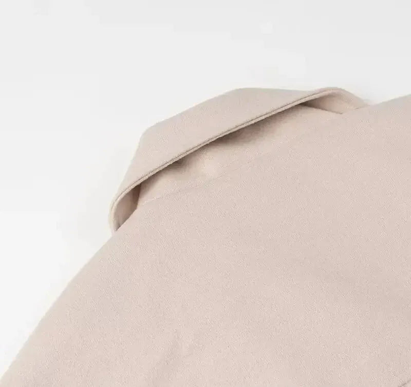 T-line Casual Plus Size, Double Row Button, Woolen Jacket , coat, Autumn/Winter (2 weeks delivery)