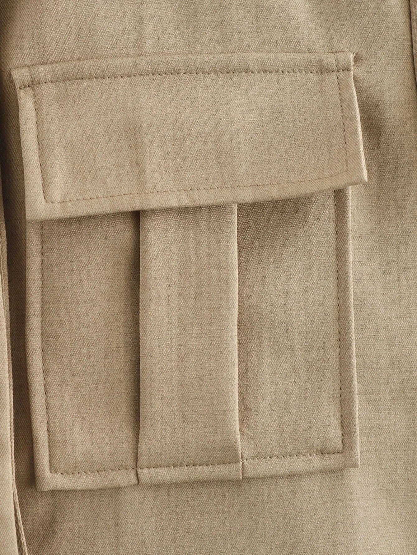 T-line Casual Short Blazer, Suit , Women, Pockets,  Jacket with Pants,   Blazer Suit (we recommend a larger size)(2 weeks delivery)