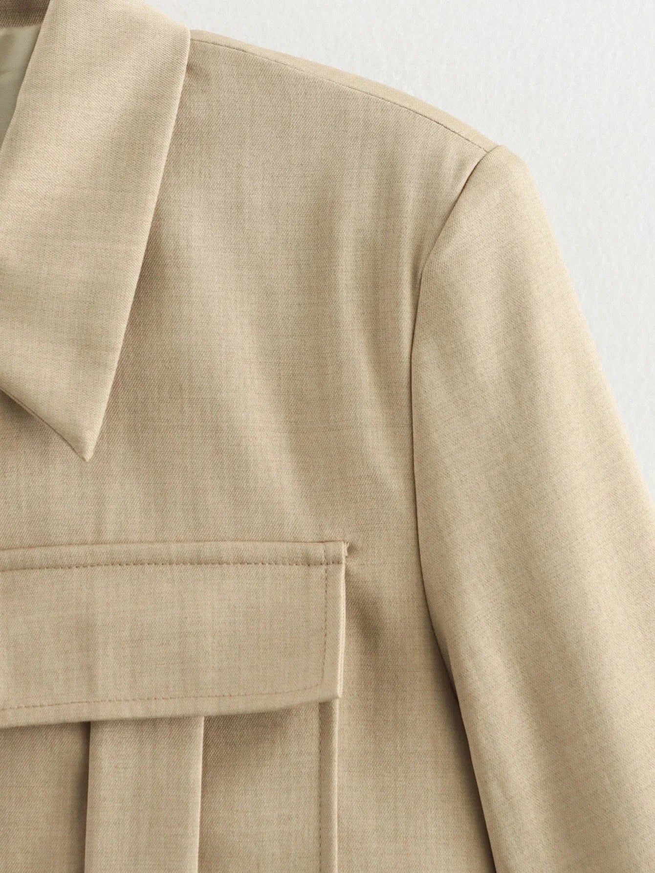 T-line Casual Short Blazer, Suit , Women, Pockets,  Jacket with Pants,   Blazer Suit (we recommend a larger size)(2 weeks delivery)