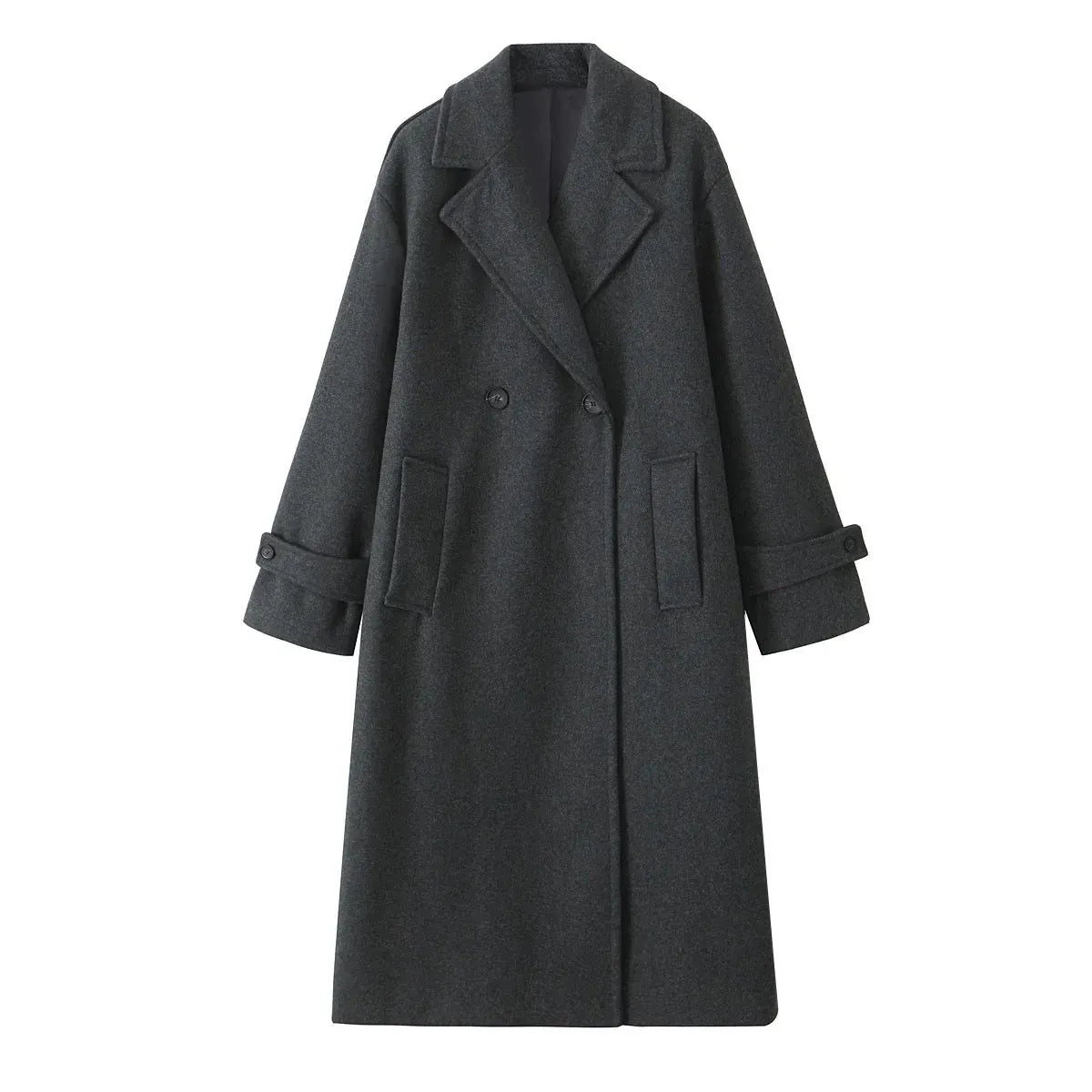 T-line Dark Gray / XS Autumn Women's coat, Luxury, Loose, Long Sleeve jacket(2 weeks delivery)