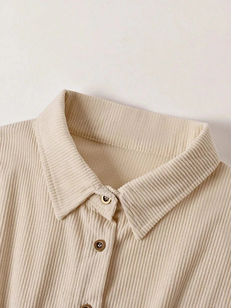 T-line Dresses , Shirt Dress, Solid Long Dresses, With Sleeves,  Women's Dresses (2 weeks delivery)