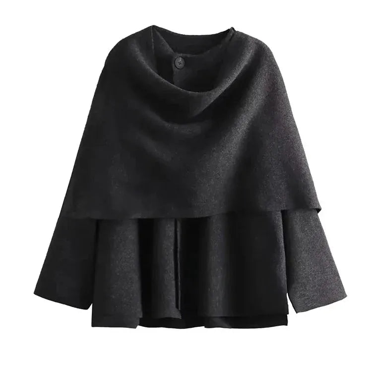 T-line Gray / S Women's  Fall and Winter  Casual  Coat Knitted Loose Warm  Jacket (2 weeks delivery)