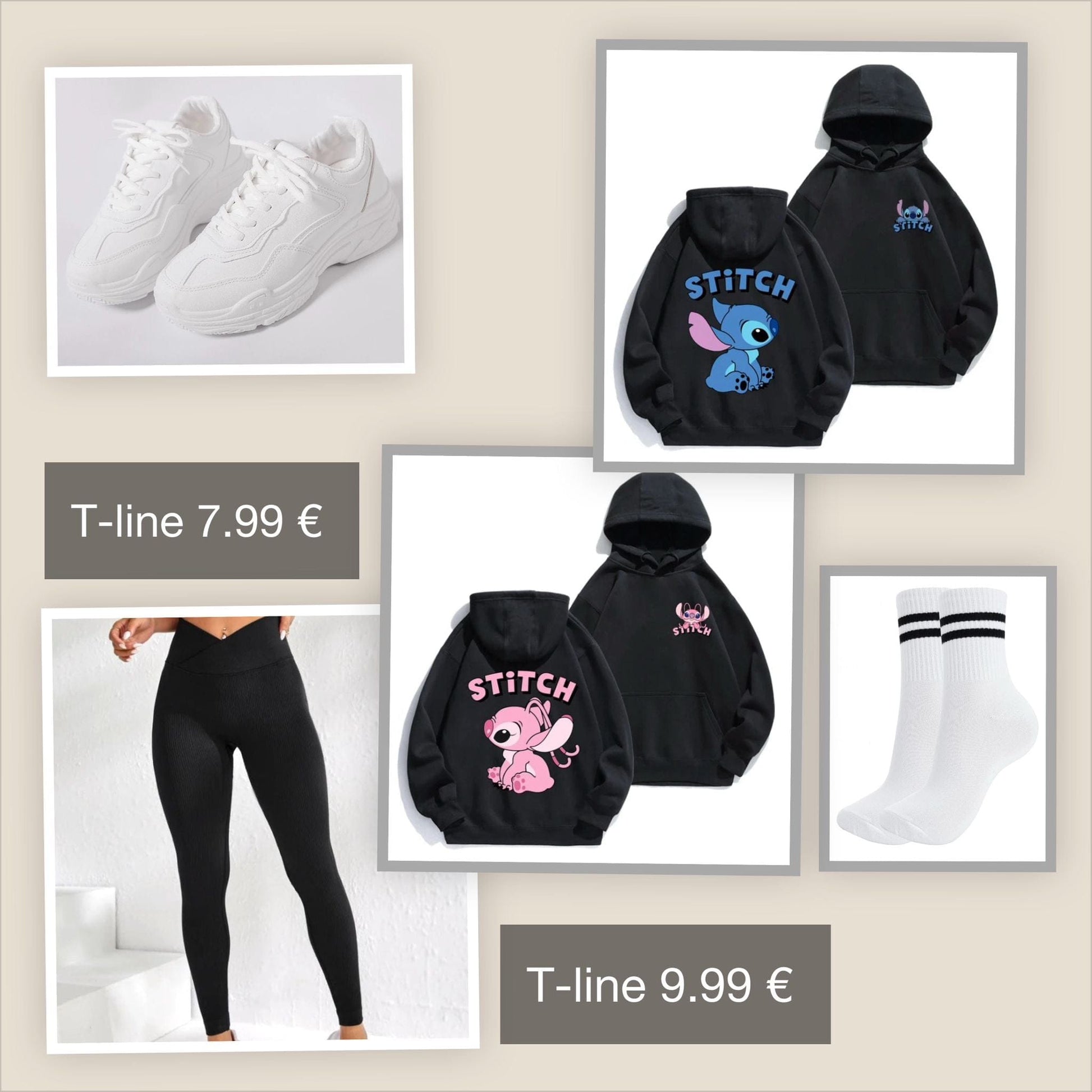 T-line Here are examples of how we care about your APPIRANCE