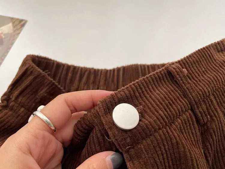 T-line High Waist Pants, Women, Spring / Fall, Straight, Full Length Trousers,  Pant (2 weeks delivery)