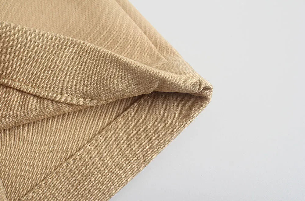 T-line High Waist Solid Pants, for Women,  Trousers,  Pockets, Zipper  Pants trouser (2 weeks delivery)