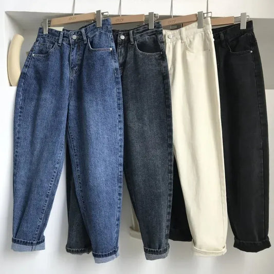 T-line High Waist, Straight Leg ,Jeans Women's, Loose, Fit,  Slimming -Wide Leg, Pants, trousers, denim (2 weeks delivery)
