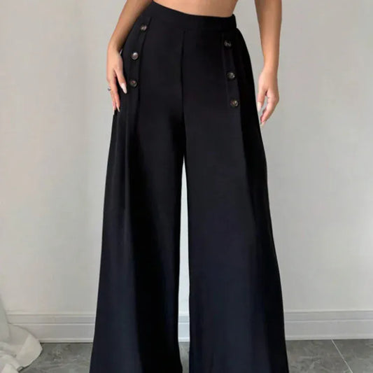 T-line High Waist, Wide Leg, Pants for Women, Spring / Summer , Long Trousers (2 weeks delivery)