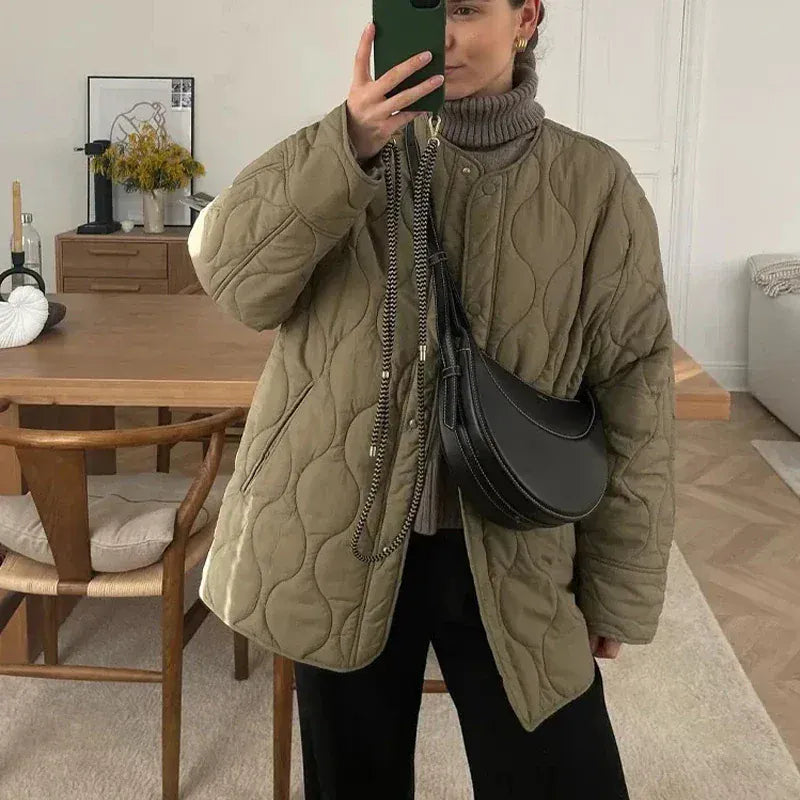 T-line Jacket Women, Long Sleeve Winter Coat, Female Jacket (2 weeks delivery)