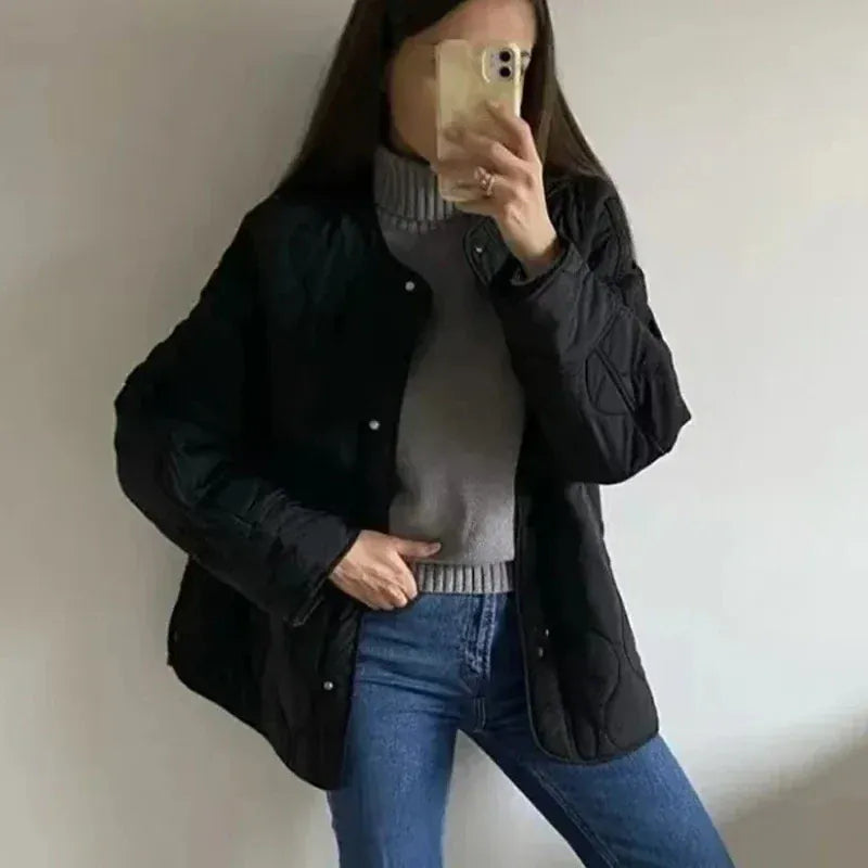 T-line Jacket Women, Long Sleeve Winter Coat, Female Jacket (2 weeks delivery)