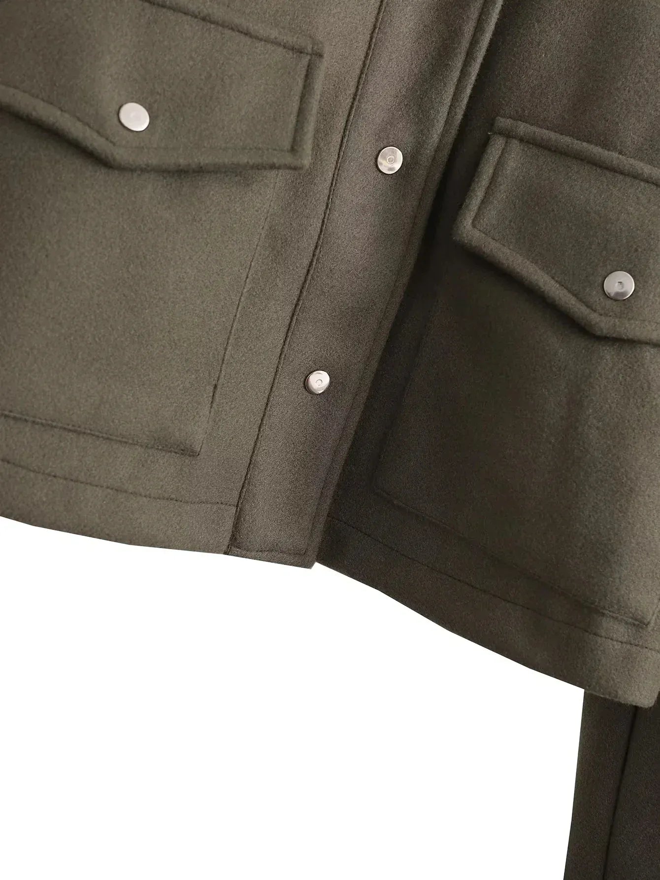 T-line Jackets  Women Autumn / winter,  Front Pockets, Button, Long Sleeve Jacket  Coat (2 weeks delivery)