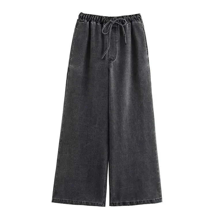 T-line Jeans Women Sets, High Waist  Female Denim Pant, shirt,  Two Piece Set (2 weeks delivery)