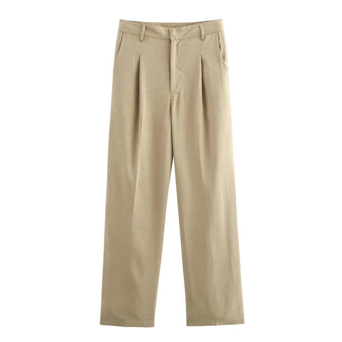 T-line Khaki Pant / S Casual Short Blazer, Suit , Women, Pockets,  Jacket with Pants,   Blazer Suit (we recommend a larger size)(2 weeks delivery)