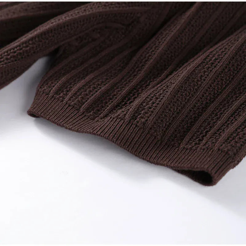T-line Knitted Pants, top  women Set,  Half Sleeve Tops Elastic Waist Straight Trousers, pant, Autumn (2 weeks delivery)