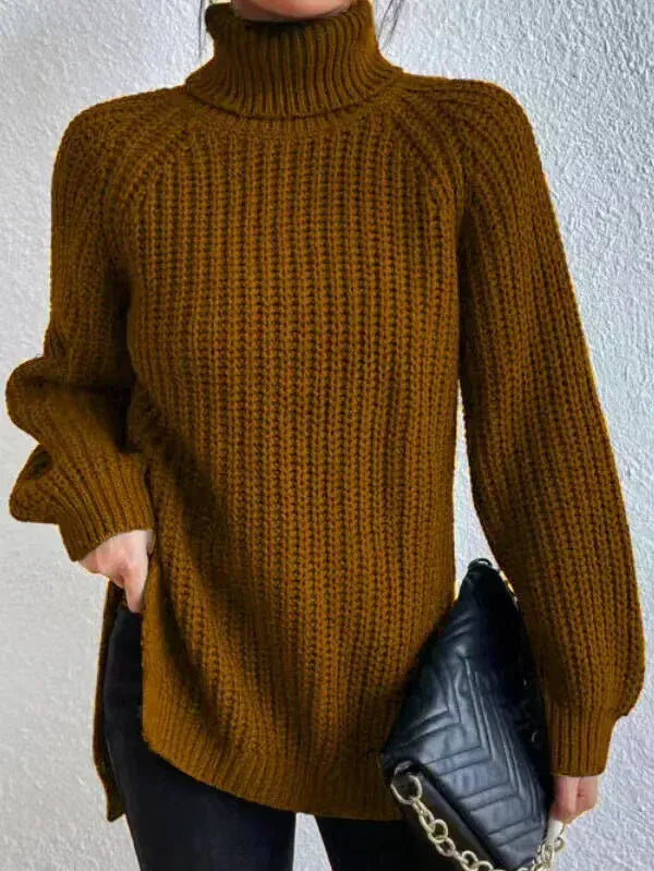 T-line Knitted Sweater, Women,  Jumper, Top, Pullover, Spring / Autumn / Winter (2 weeks delivery)