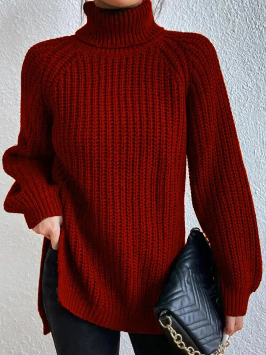 T-line Knitted Sweater, Women,  Jumper, Top, Pullover, Spring / Autumn / Winter (2 weeks delivery)