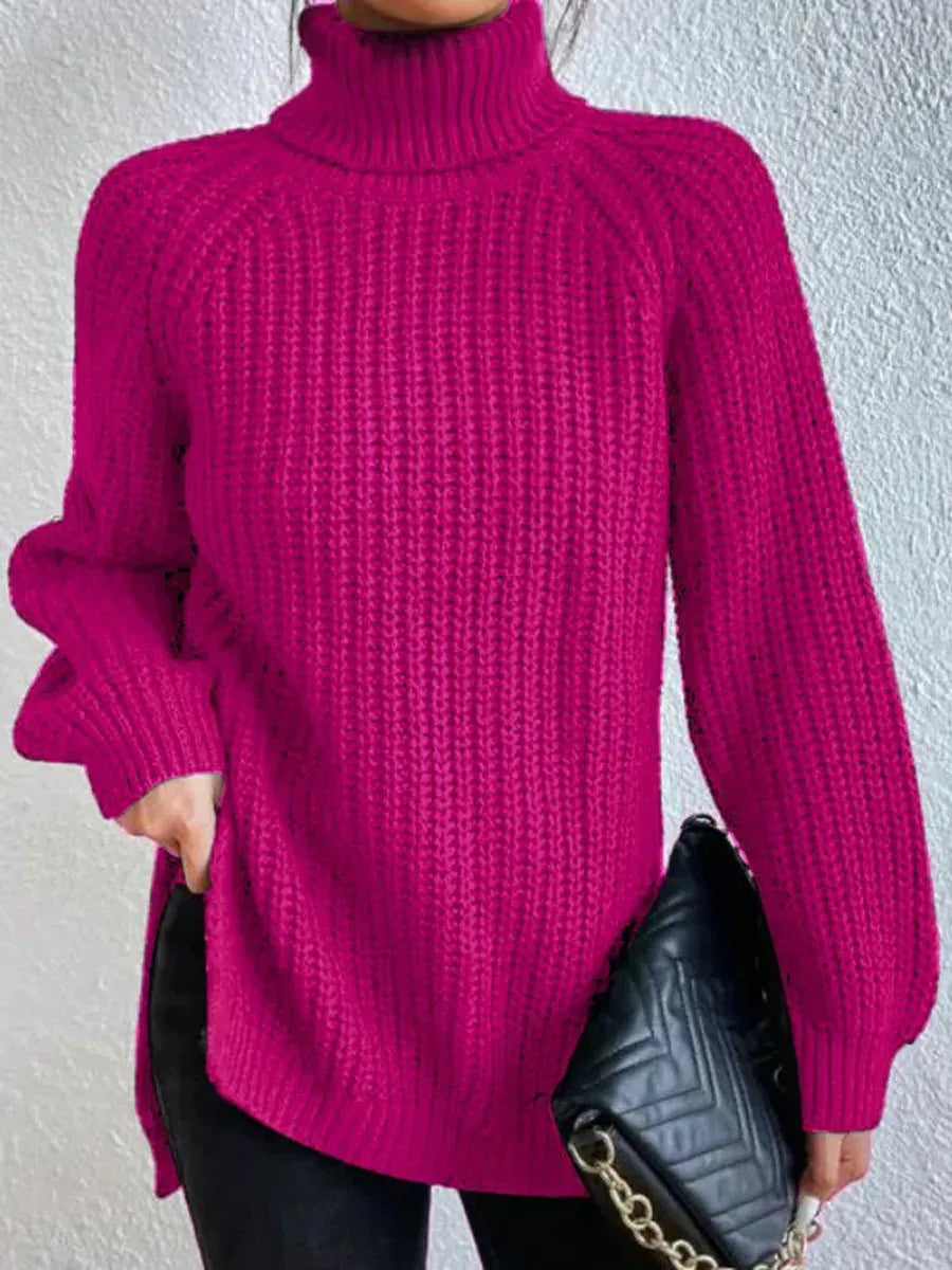T-line Knitted Sweater, Women,  Jumper, Top, Pullover, Spring / Autumn / Winter (2 weeks delivery)
