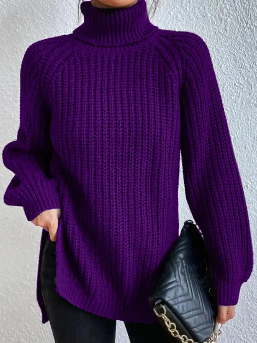 T-line Knitted Sweater, Women,  Jumper, Top, Pullover, Spring / Autumn / Winter (2 weeks delivery)