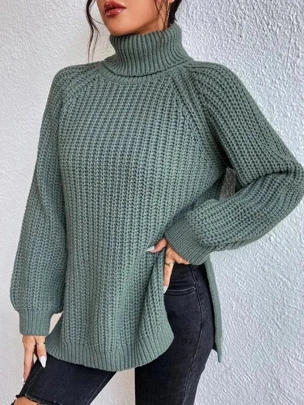 T-line Knitted Sweater, Women,  Jumper, Top, Pullover, Spring / Autumn / Winter (2 weeks delivery)