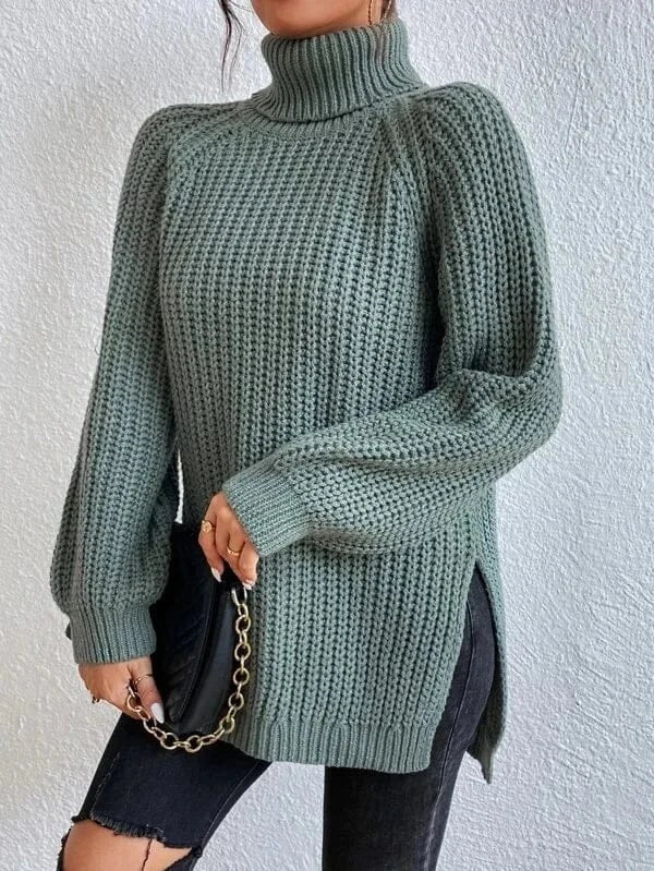 T-line Knitted Sweater, Women,  Jumper, Top, Pullover, Spring / Autumn / Winter (2 weeks delivery)