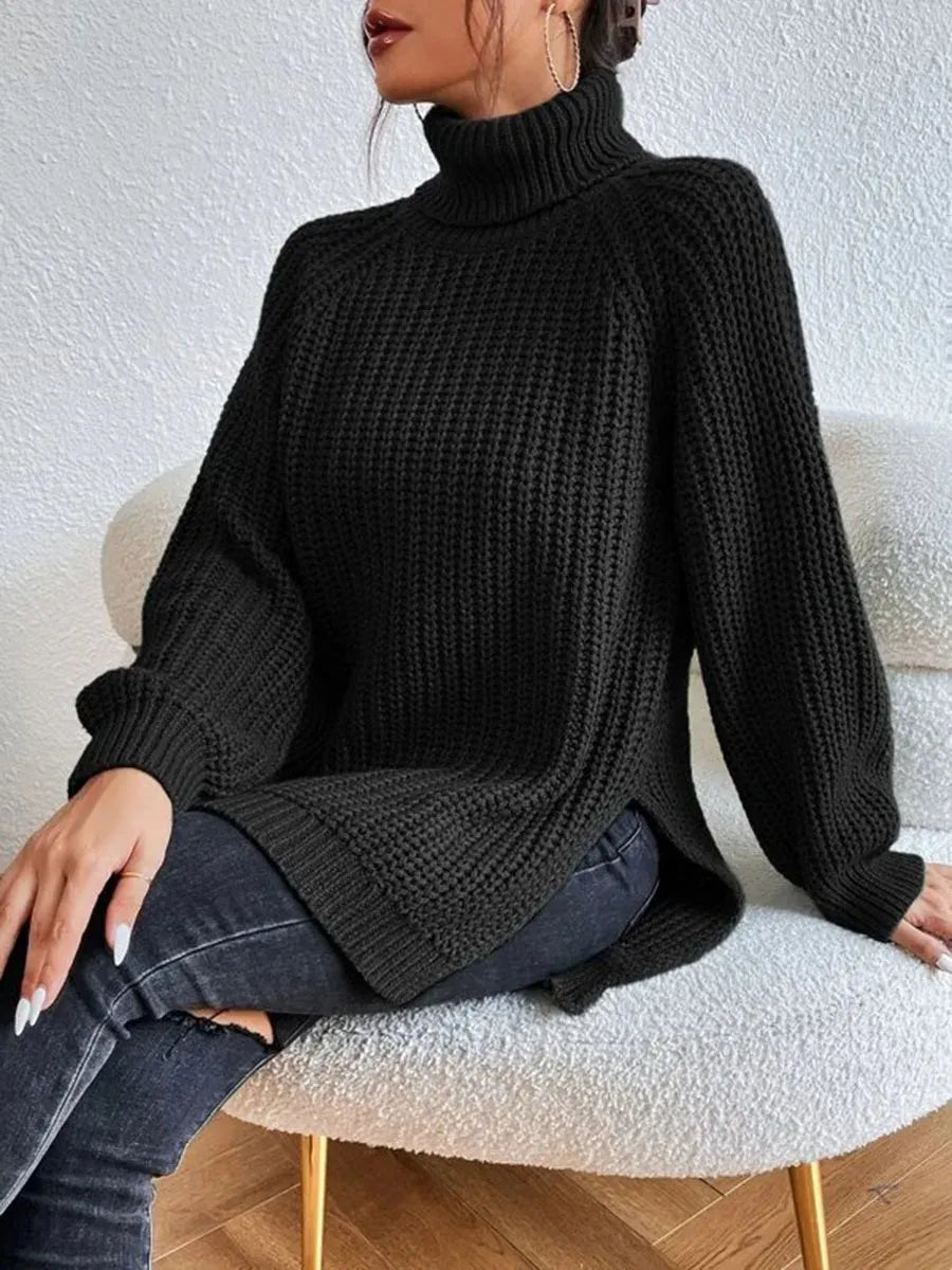T-line Knitted Sweater, Women,  Jumper, Top, Pullover, Spring / Autumn / Winter (2 weeks delivery)