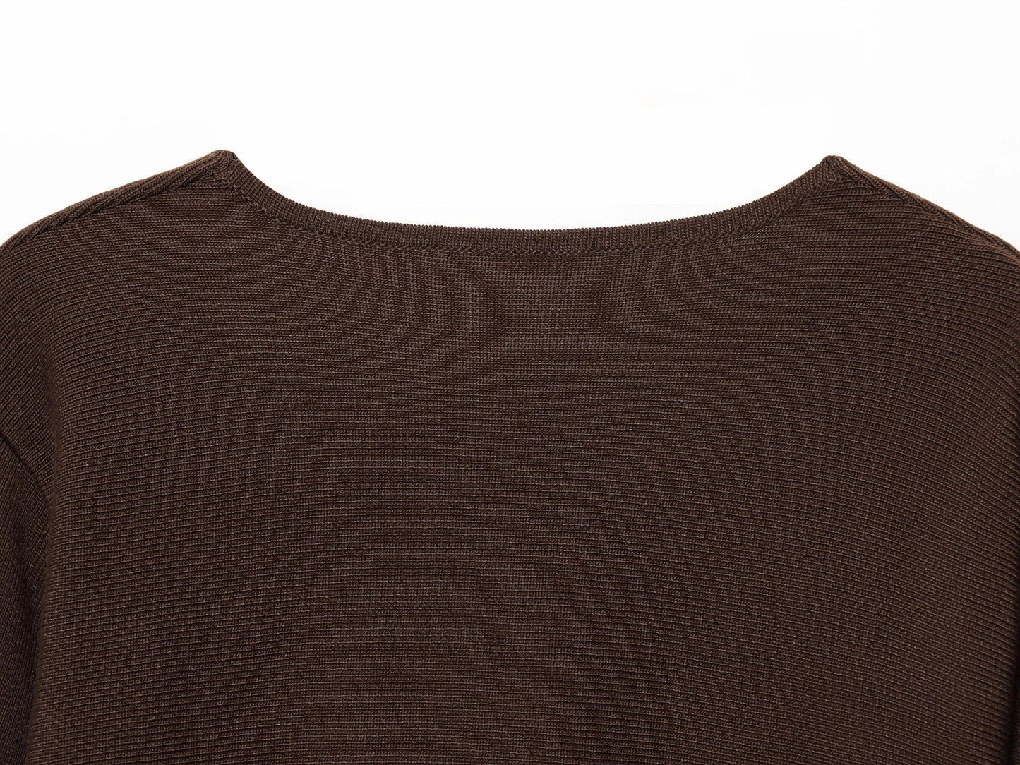 T-line KONDALA Casual Chic Brown Knit Cardigans Women V Neck Long Sleeve Sashes Loose Sweaters Fashion 2025 Fall Winter Office Lady Top