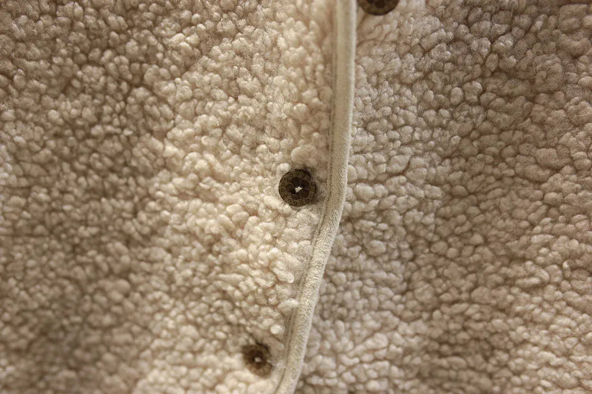 T-line Lamb Fur Women's Vest, Short , Autumn Winter,  Fluffy (2 weeks delivery)