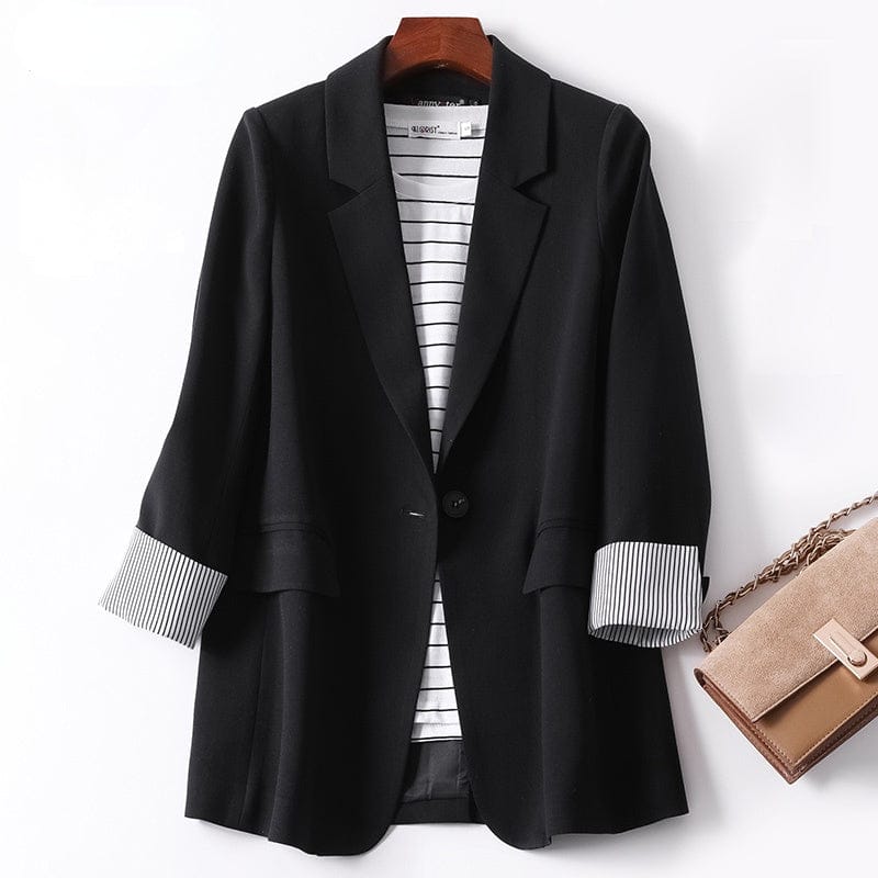 T-line Long Sleeve  Blazer,  Plaid Suits Women,   Woman Jacket (2 weeks delivery)