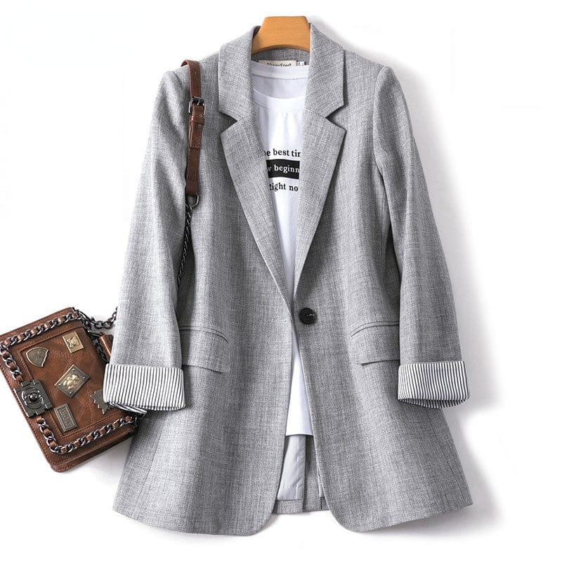 T-line Long Sleeve  Blazer,  Plaid Suits Women,   Woman Jacket (2 weeks delivery)
