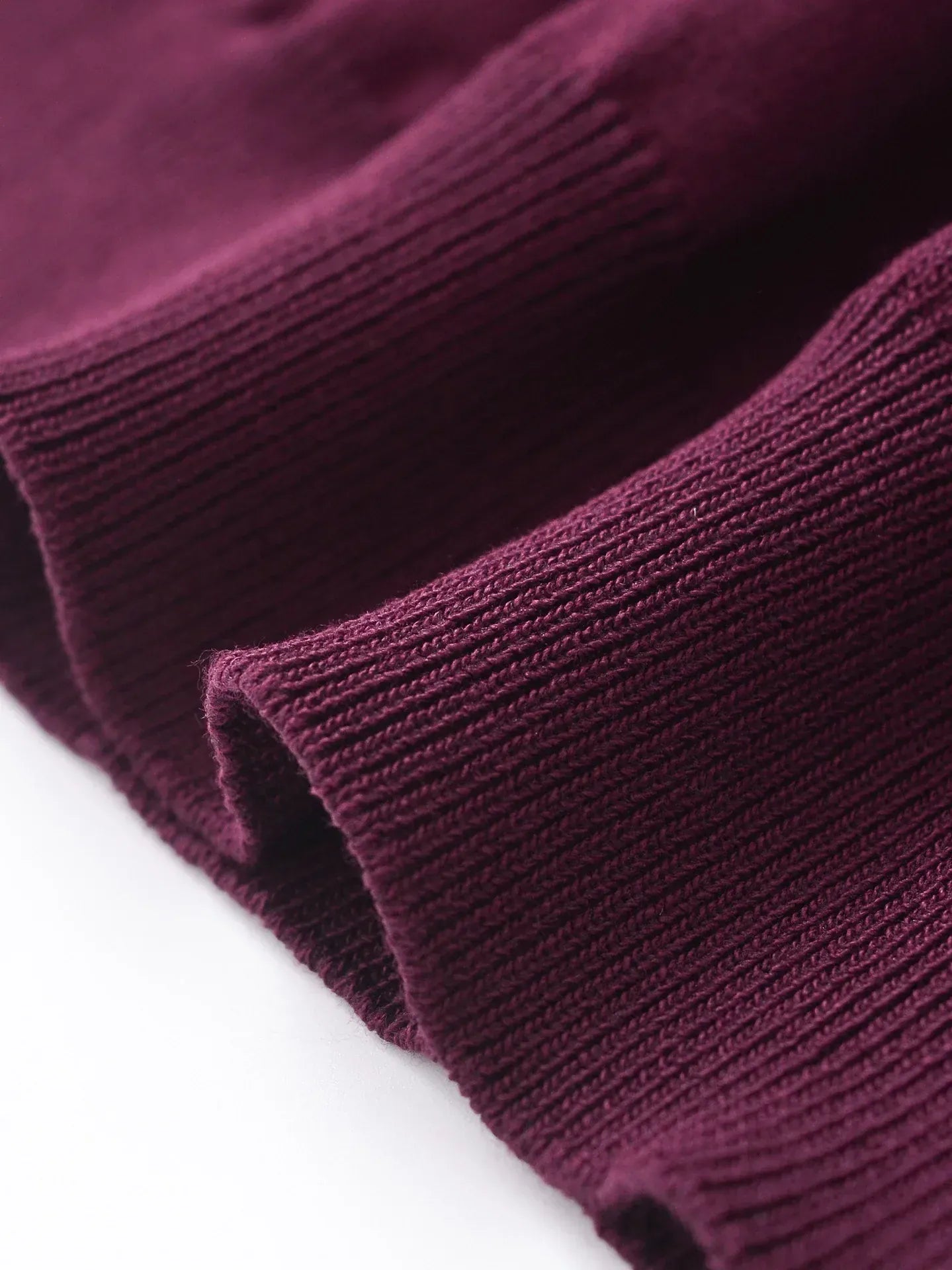 T-line Long Sleeve, Polo Neck, Knitwear, Pure Color Sweater, Rpullover (2 weeks delivery)