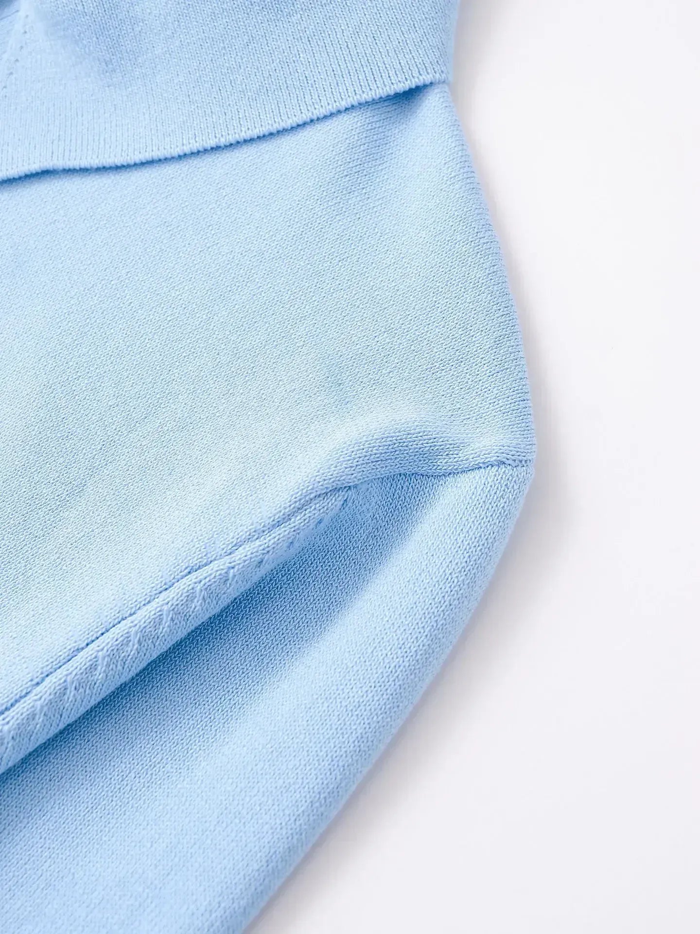 T-line Long Sleeve, Polo Neck, Knitwear, Pure Color Sweater, Rpullover (2 weeks delivery)