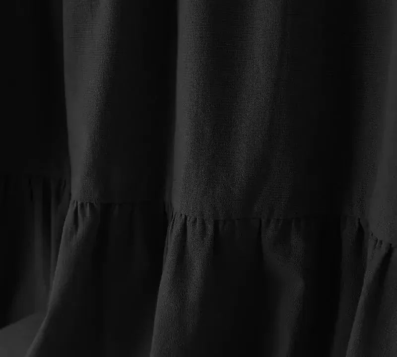 T-line Long Sleeve Shirt, Woman Casual Cotton Blouse, Female O-Neck Solid color, Button  (2 weeks delivery)