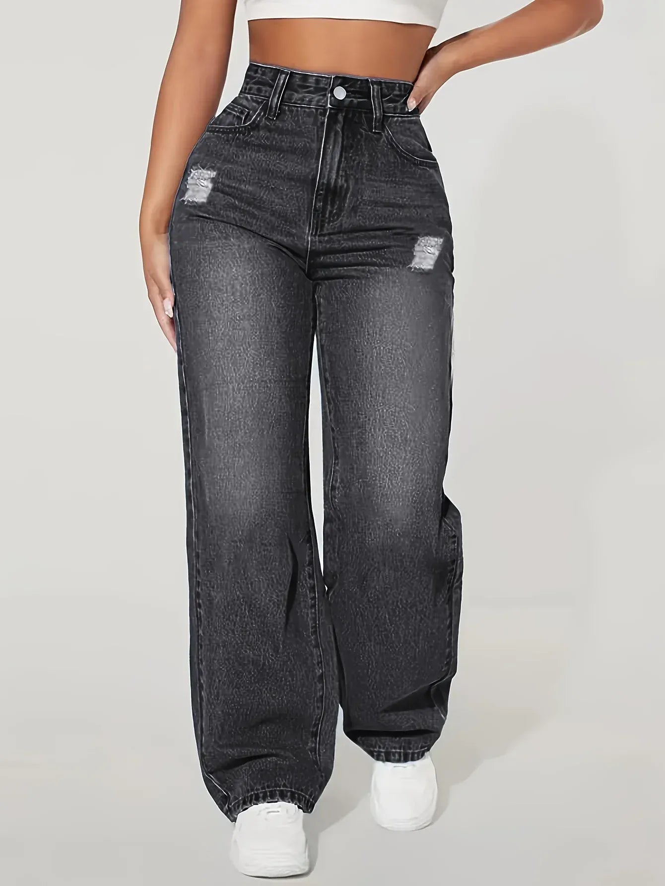 T-line Loose Fit  Wide Leg Jeans, Loose Wide Leg Jeans, trouser, pant  (2 weeks delivery)