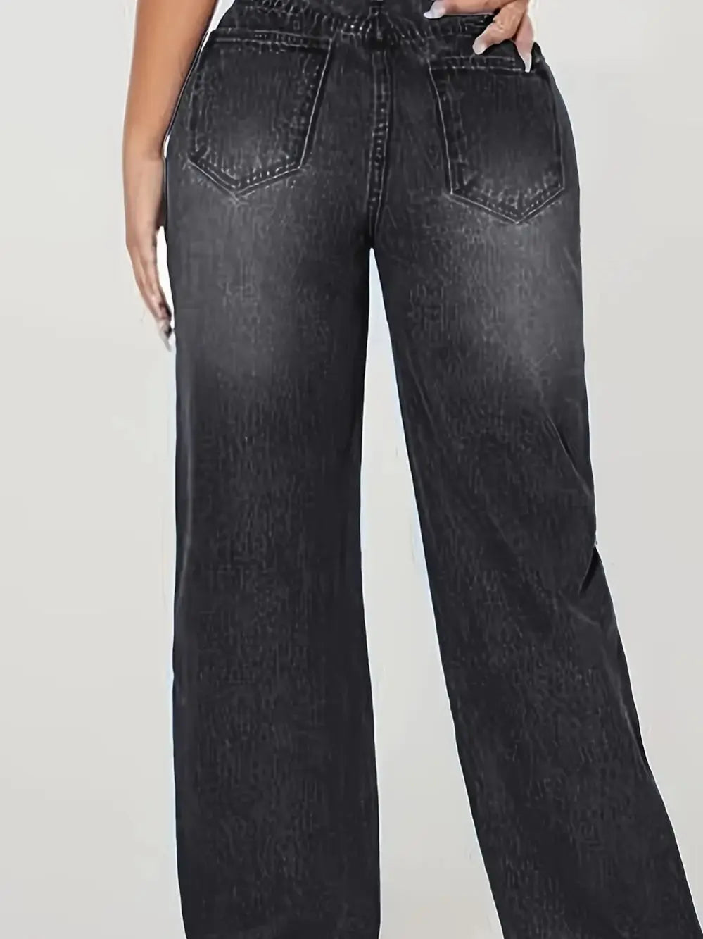 T-line Loose Fit  Wide Leg Jeans, Loose Wide Leg Jeans, trouser, pant  (2 weeks delivery)