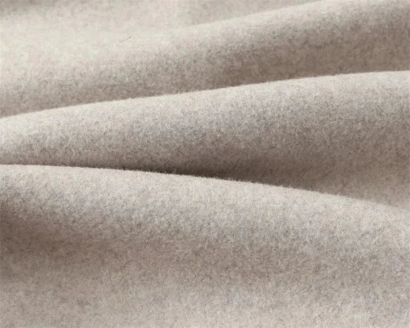 T-line Loose Woolen Coat, Long, Autumn Outerwear Comfortable Fit(2 weeks delivery)