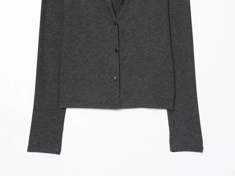 T-line MUJER Lace Cropped Jacket Women Tops Vintage Knit Demi-season Jackets for Women Button up Women's Coats Office Knitted Cardigan