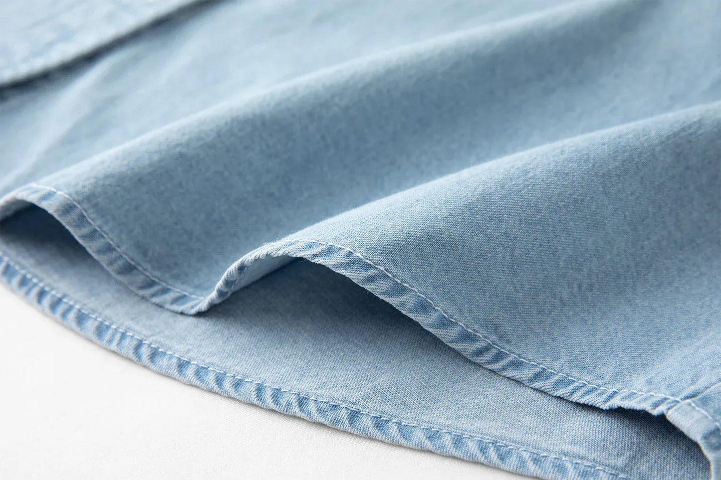 T-line Plus Size Women's Shirt Autumn / Winter, Slimming Fit,  shirt, Top, Blouse,  Denim (2 weeks delivery)