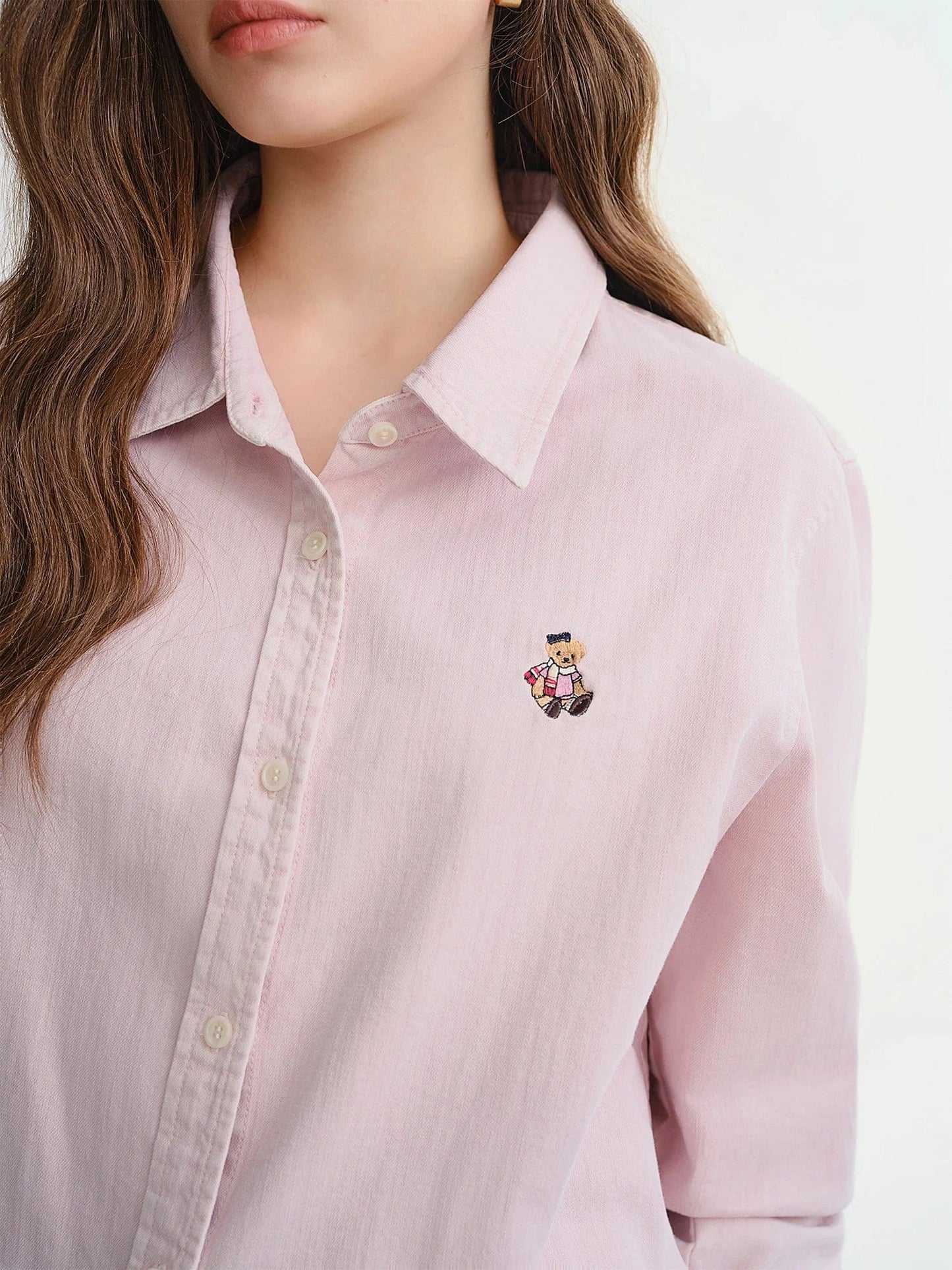 T-line Plus Size Women's Shirt Autumn / Winter, Slimming Fit,  shirt, Top, Blouse,  Denim (2 weeks delivery)