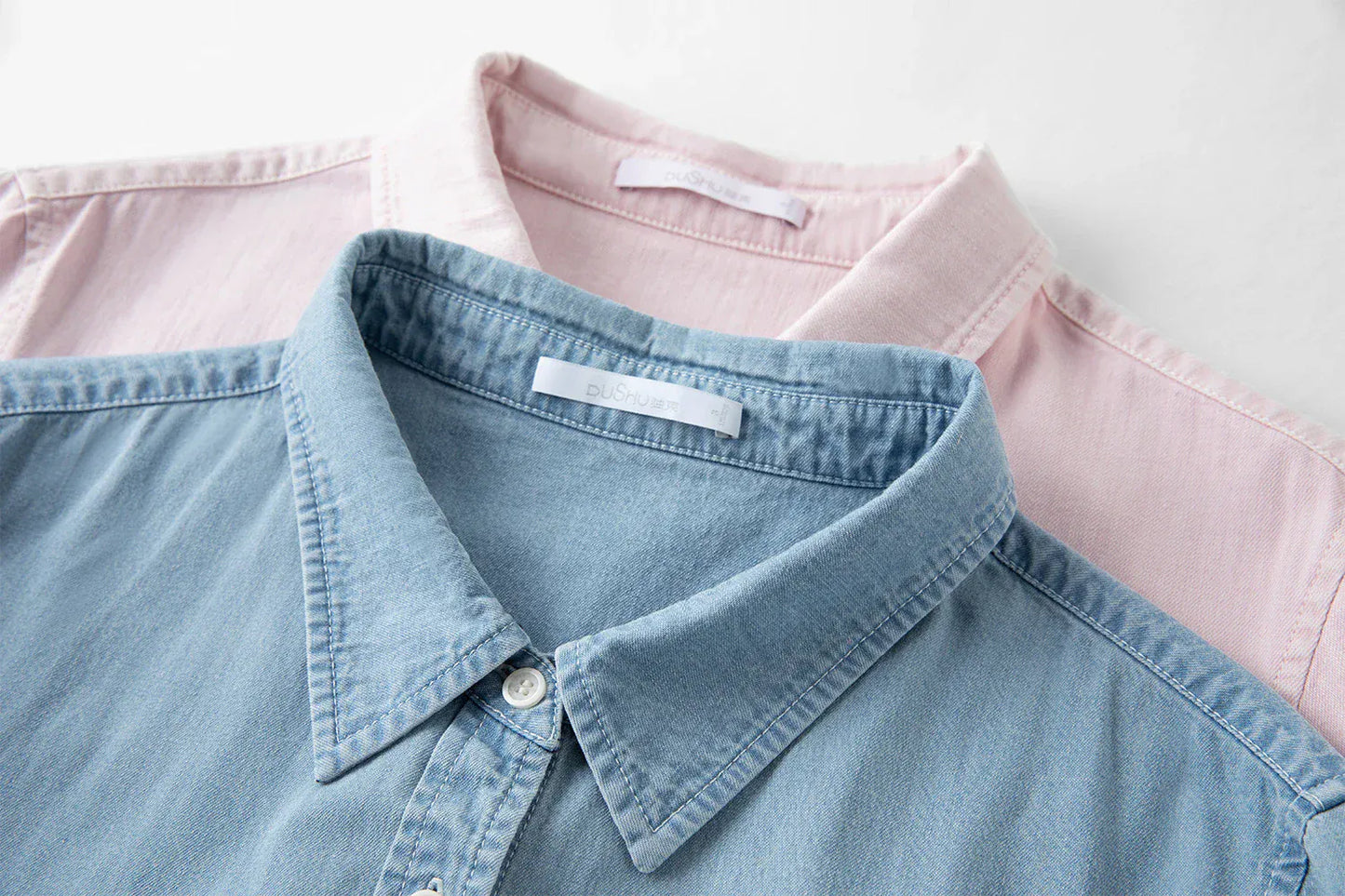 T-line Plus Size Women's Shirt Autumn / Winter, Slimming Fit,  shirt, Top, Blouse,  Denim (2 weeks delivery)